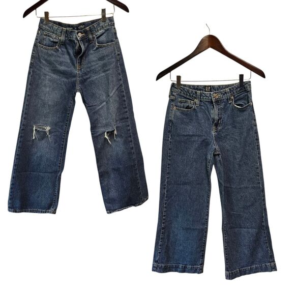GAP & OLD NAVY‎ Jeans Wide Leg Size 12 Baggy Wide Leg - Picture 1 of 6
